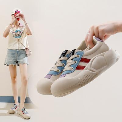 Women's Casual Woman Luxury Vulcanize Shoes Autumn Breathable Sport Walking Running Platform Lace-up Flats Casual Board Shoes