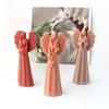 Gebetsengel Kerze Silikonform DIY Mehrstil Flügel Prinzessin Puppe Gips Harz Aromatherapie Kerzenform Heimdekoration Craf
