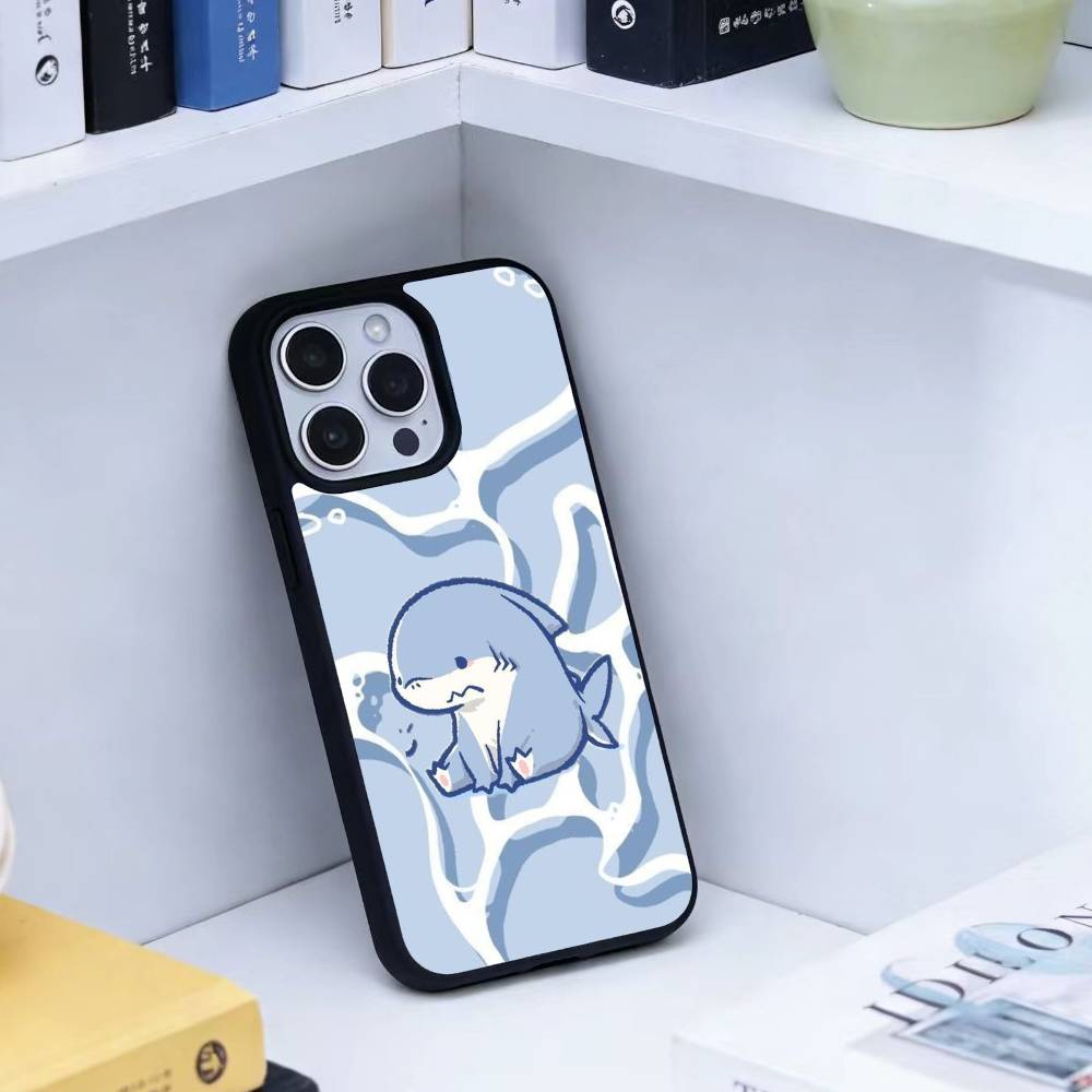 J-Cute Shark Phone Case For iPhone 17,16,15,14,13,Pro,Max,Plus,Magnetic For Magsafe Wireless Charging