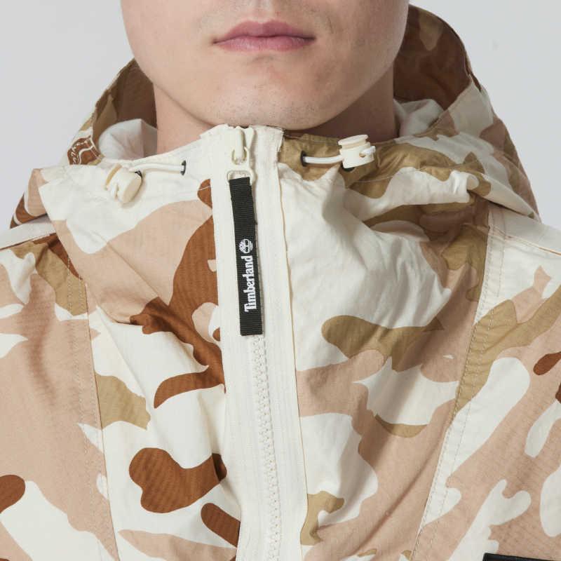 Timberland Hooded Sports Casual Woven Long Sleeve Jacket Men Jacket Camouflage A5ZUNCR8