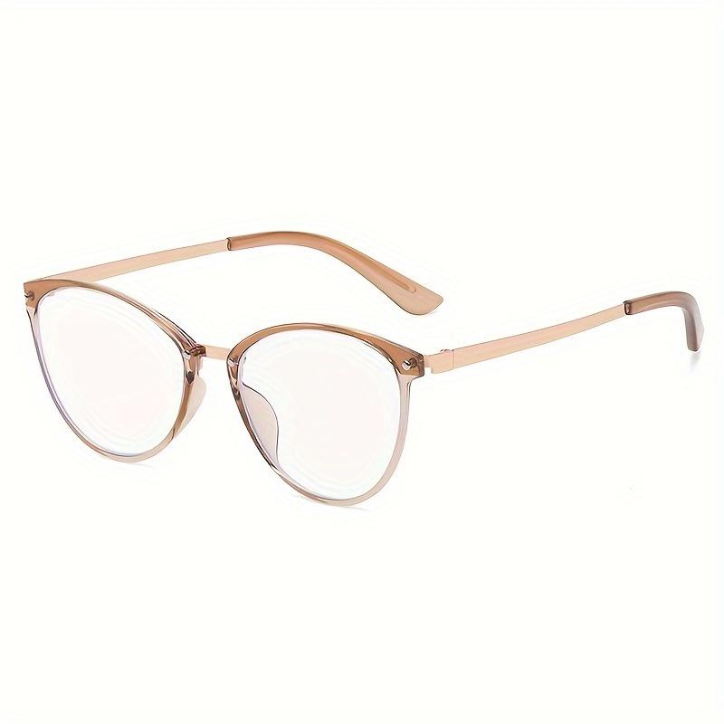 New Model Metal Cat'S Eye Fashion Day And Night Dual-Use Anti-Blue Light Glasses For Men And Women