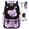 Knapsacks 3Pcs Set My Little Pony School Tote Meal Bag Pencil Pouch Female's Back To School Gift Mochila Teens Trip Bags