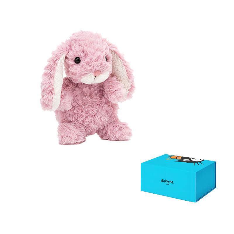 

JELLYCAT Серия Бонни Кролик Милый Кролик Кукла Нежно-розового цвета Тюльпана Плюшевая кукла 13 см высотой One Size 13cm