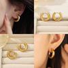 Luxurious Non-Fading European & American Style Hoop Earrings