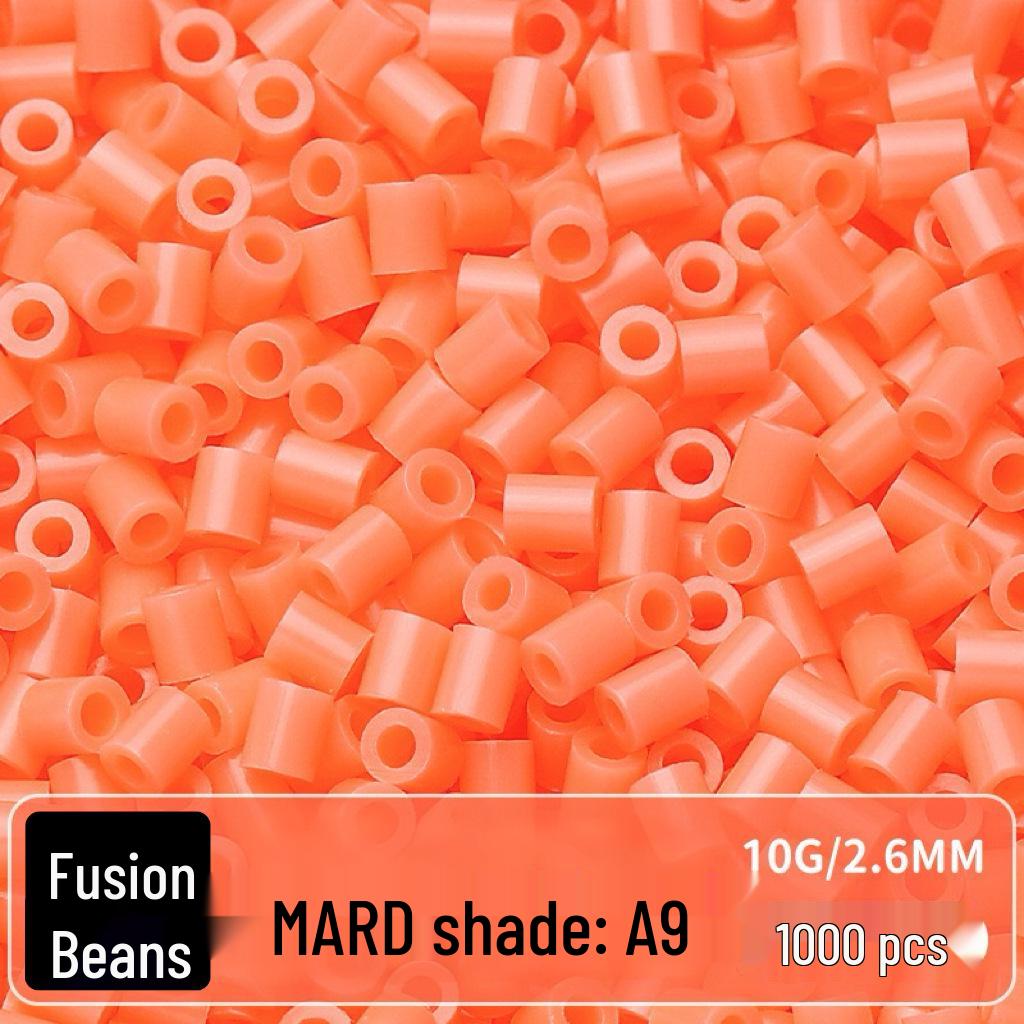 Confezione di Ricarica Perline Termofusibili da 264 Colori - 1000 Perline, 2,6 MM, Materiali per Puzzle 3D Fai da Te