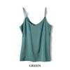 Smooth Suspender Solid Color Base Shirt Glossy Sling Pure Color Base Shirt