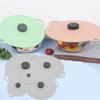 5Pcs Anti-spill Silicone Pot Lid Cover Sealed Tableware Pot Lid Fresh Keeping Cover  Kitchen Gadgets