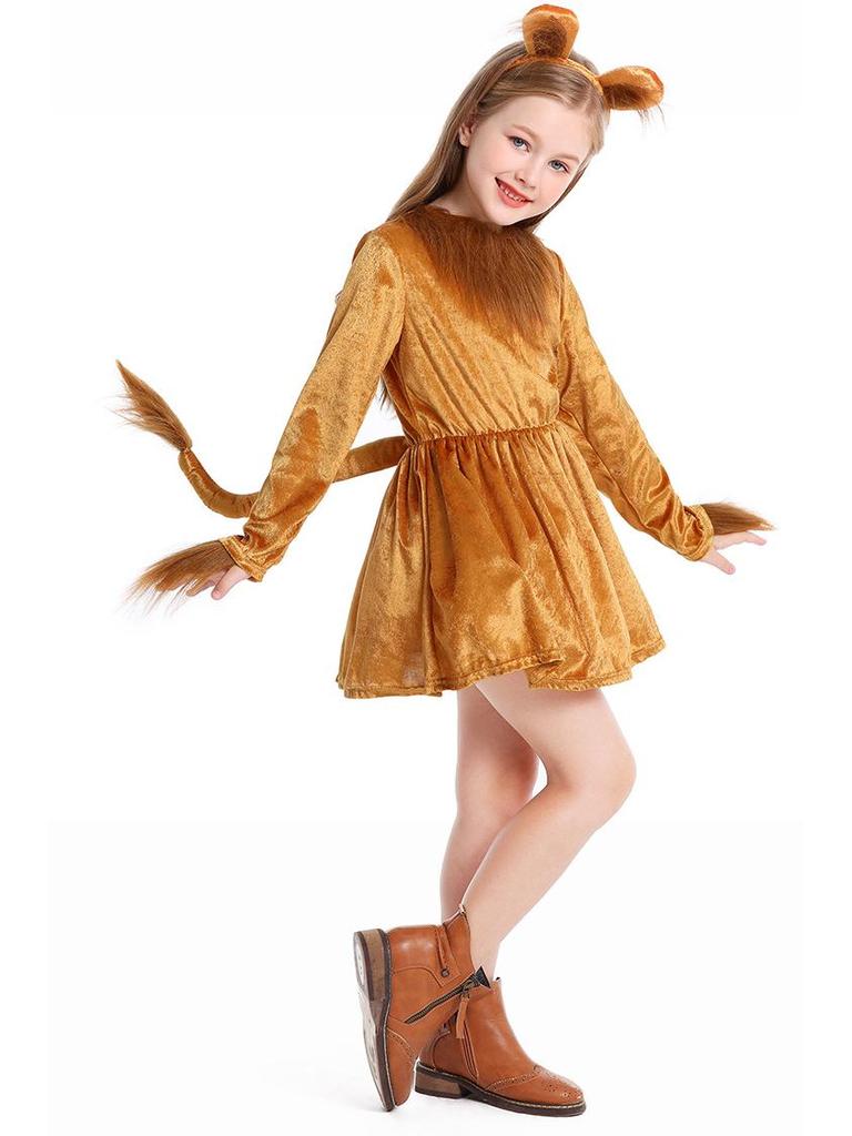 June 1st Cute Little Lion Stage Play Costume – Fairy Tale Forest King Cosplay