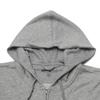 Adidas Neo Lifestyle Casual Series Letter Hooded Zipper Comfortable Sweatshirt Men Sweatshirt Gray BQ6822