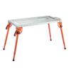 Las Tafel 44" x 21" 500LBS Opvouwbare Werkbank met 4-Niveaus Verstelbare Hoogte