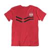 Mens AUSTRIA Retro Strip Style Football Tee 2024 T-Shirt Mens Womens Tees Top World Cup Top Kit