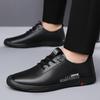 2025 new casual men's shoes breathable trend Doudou shoes lazy Doudou shoes soft sole white shoes 2025 direct sales