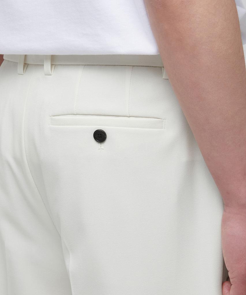 MUSINSA STANDARD Lightweight Wide Hidden Banding Crop Slacks [Cream]