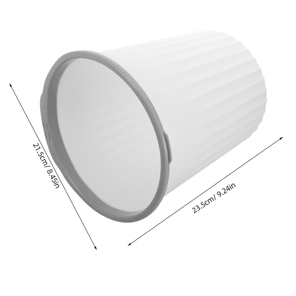 Large Capacity Simple Trash Can Style Pressure Ring Keeps Air Fresh for Home Office Kitchen Bedroom Bathroom Stylish Waste