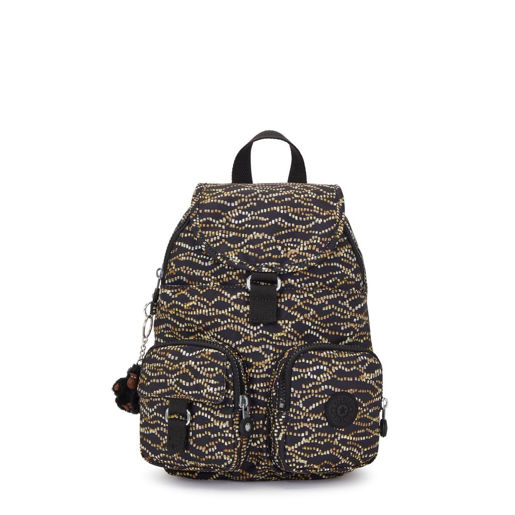 Kipling Lovebug Small Print Disco X X Backpack, Glam, 8.75"L 11.75"H 6.25"D