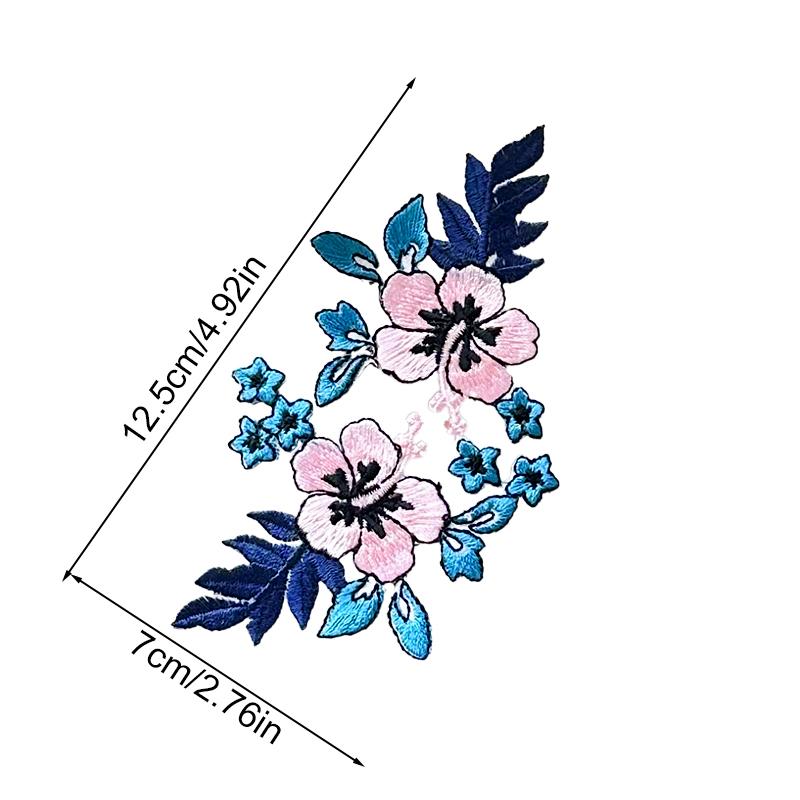 

1 шт. Патч Ципао Мультяшная птица Патч DIY Вышитая Модная Тканевая Наклейка Цветочный Патч Украшение для Одежды