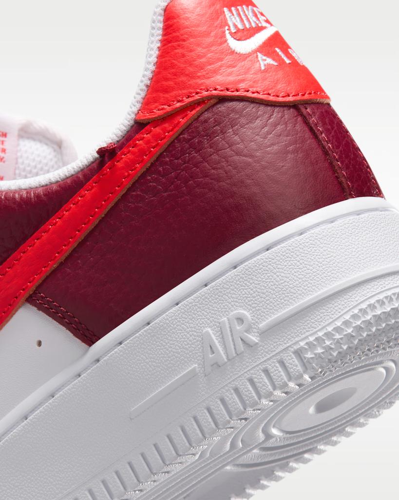 IR0872-101 Nike Air Force 1 '07 "White/Light Crimson" (Women's)