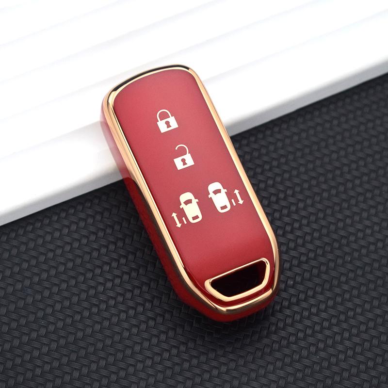 2/4 Buttons Soft Tpu Shell Fob Holder Keychain Protector For Honda N-Box N-One N-Wgn N-Van Custom Wgn Custom Key Case Cover