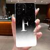 Letter Couple Phone Case For Honor Play 60A 5G / Honor X6d 5G Bright Pink Starry Sky Clear TPU Silicone Anti-scratch Soft Casing