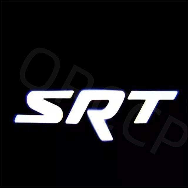 LED Car Door Welcome Projector Light Ghost Shadow Lamp Decorative Accessories For Dodge Challenger 2008-2019 Demon SRT 2013-2019
