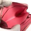 HERMES Zip Angor Wallet Coin Compartment Zip Around coin purse Leather pink