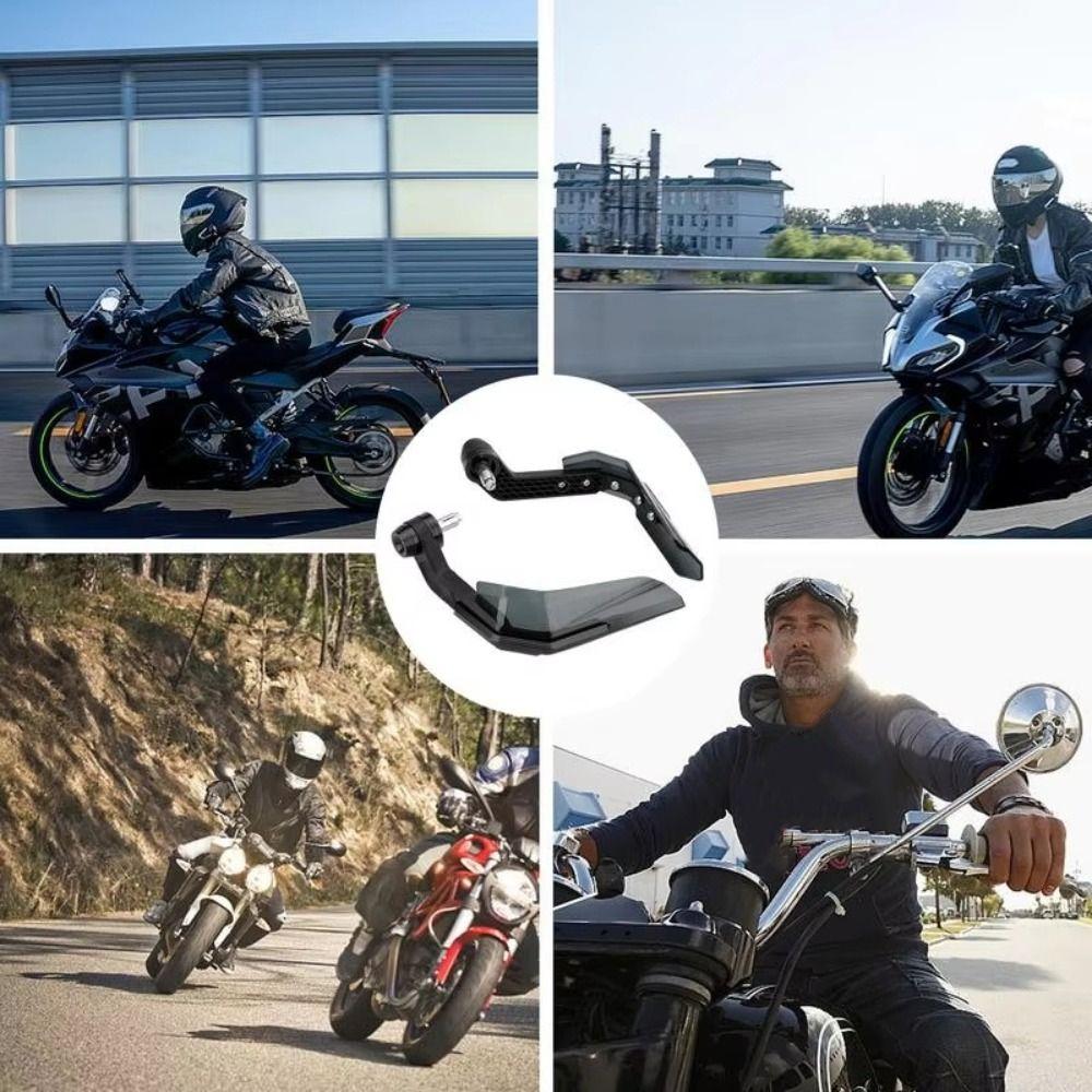 CNC Aluminum Zinc Zinc Alloy Motorbike Hand Guard Windproof Motorcycle Handlebar Guards  Brake Lever