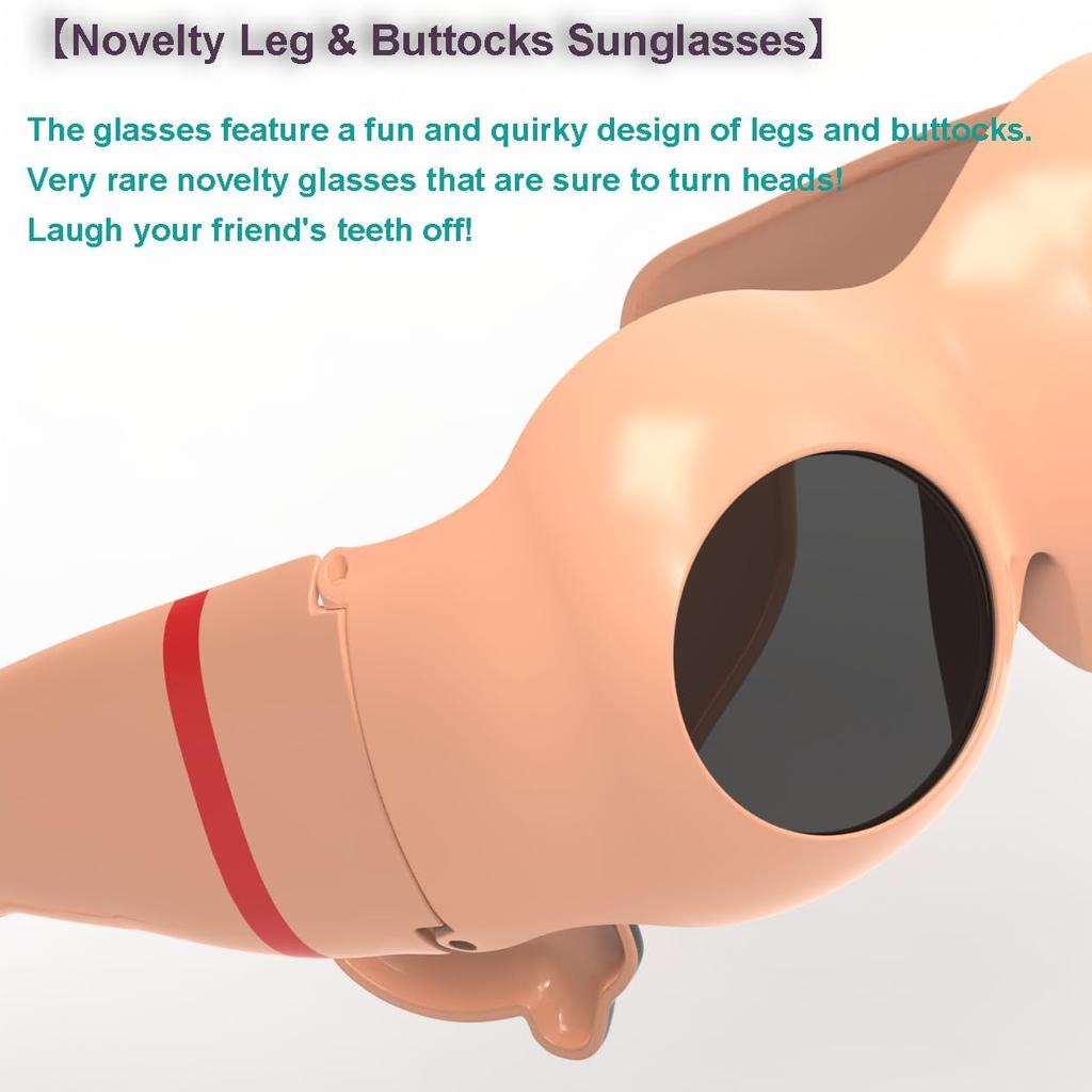 Crazy Party Glasses-SEXY SHADES: Funny Sunglasses For Party - Dazzling Leg And Hip Designs Stand Out!