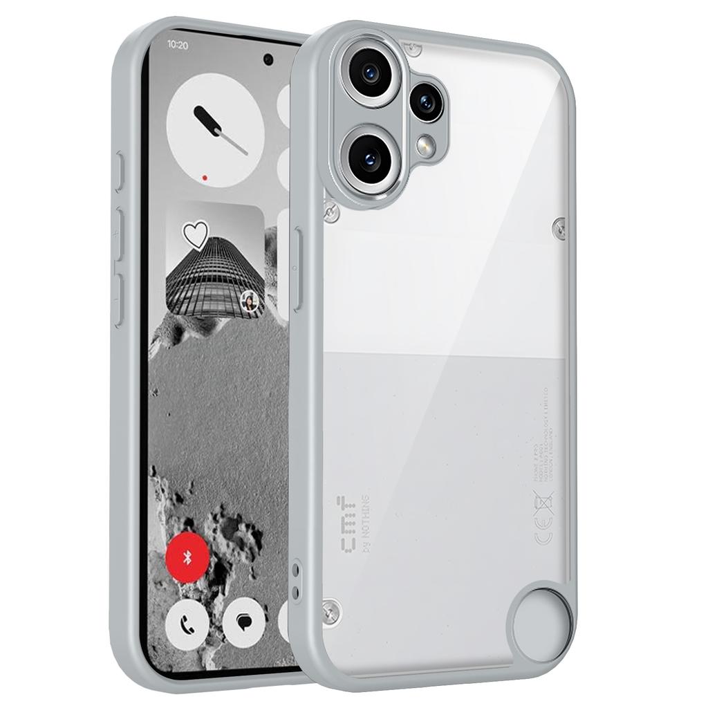 Nothing CMF Phone 2 Pro A001 Case Air Cushion Shockproof Silicone Bumper Clear Matte Back Cover Hard Case for CMF Phone 2 Pro 5G