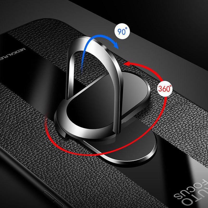 Magnetic Ring Stand Phone Case For Vivo IQOO 12 Pro Luxury Leather Shockproof Bumper Back Cover For IQOO 13 Iqoo13 12Pro