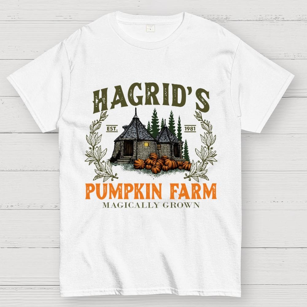 Hagrid's Pumpkin Patch Unisex Cotton Summer Casual Cool Loose T-Shirt