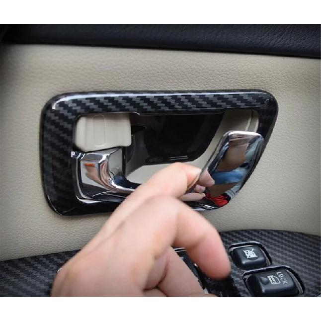 For Mitsubishi ASX 2011- 2014 - 2017 2018    Inner Door Handle Bowl Frame Cover Trim Sticker Car Styling Accessories