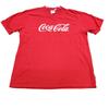 Camiseta Staple para Hombre Talla Grande Roja con Gráfico de Logo Coca Cola Camiseta de Cuello Redondo Unisex