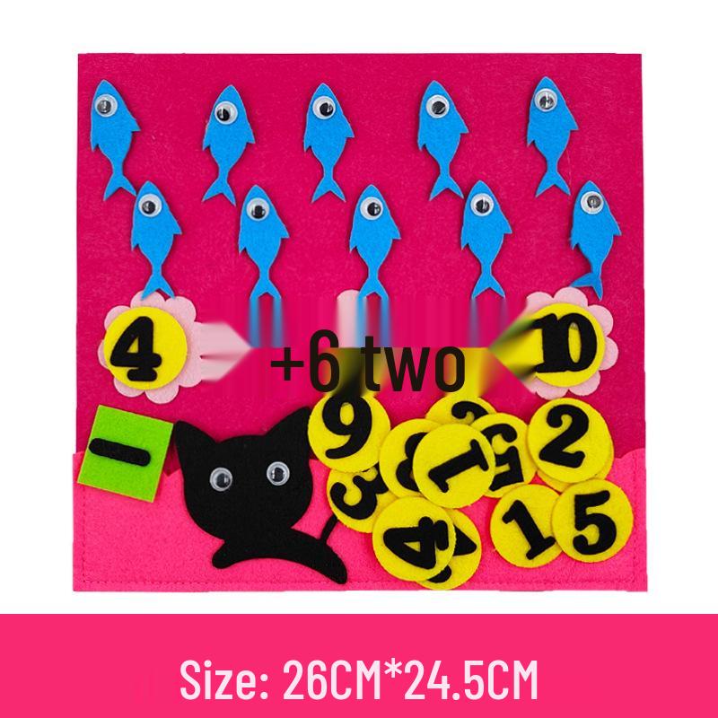 Colț de grădiniță DIY: Materiale Didactice Puzzle Numere din Pâslă