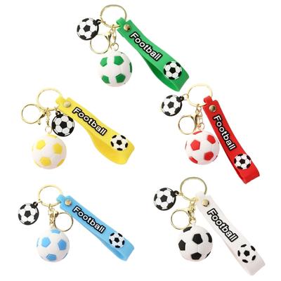 Simulierter Fußballförmiger Schlüsselanhänger Für Sportliebhaber Modisches Geschenk Einzigartige Geschenkauswahl Geldbörsen-Hängeanhänger
