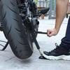 Foldable Motorcycle Lift Stand Universal Motorcycle Kickstand  Jack Replacement