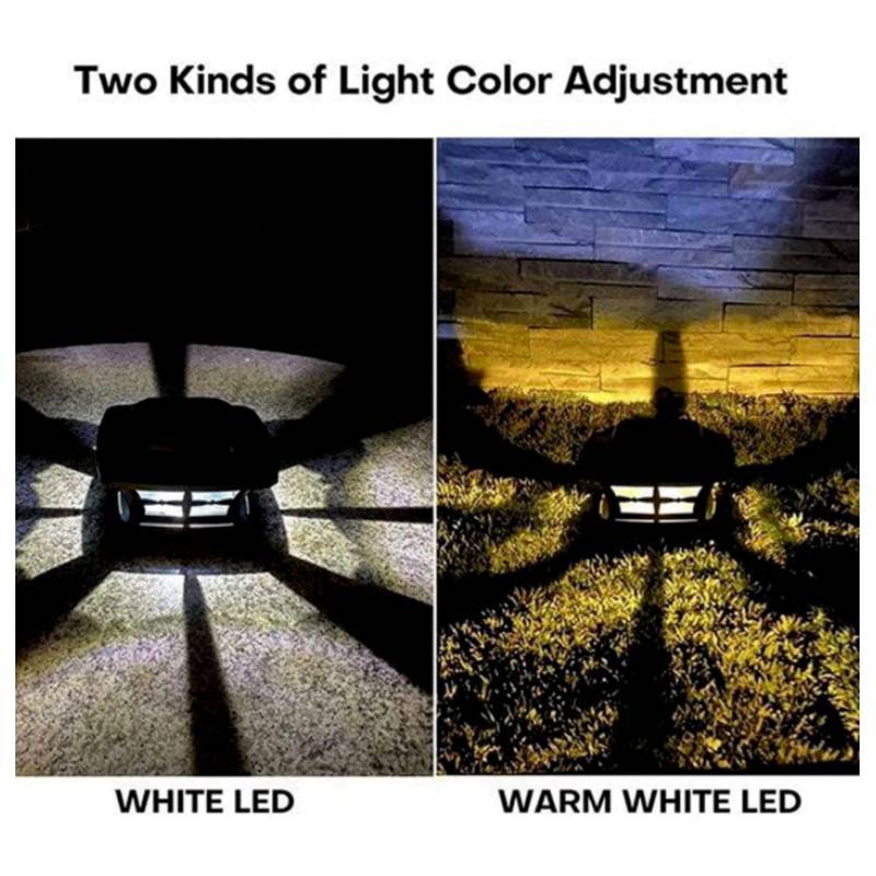 Solar Post Lantern With Led Light For Garden Pathway Outdoor Yard Decor