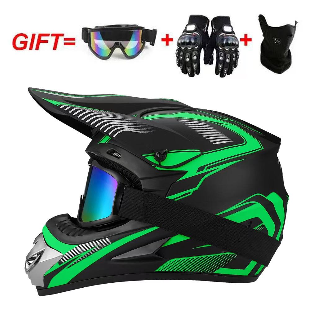 Motorcycle helmet for men, full-face racing motorcycle helmet, mountain downhill full-face helmet, go-kart off-road helmet