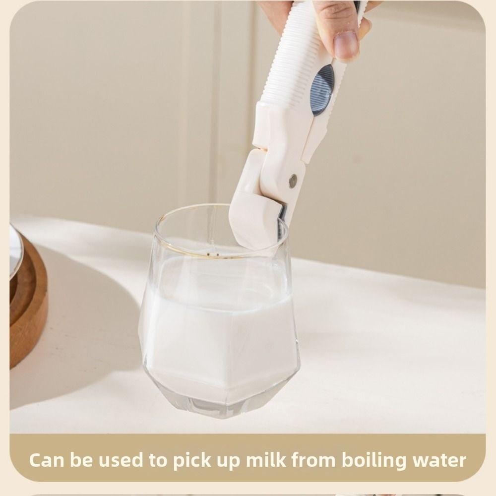 Silicone Handle Anti-hot Bowl Plate Clips 3in1 Hot Bowl Gripper Bottle Cap Remover  Household