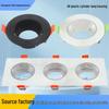 LED GU10 Plastic Downlight Ceiling Lamp Fixture
