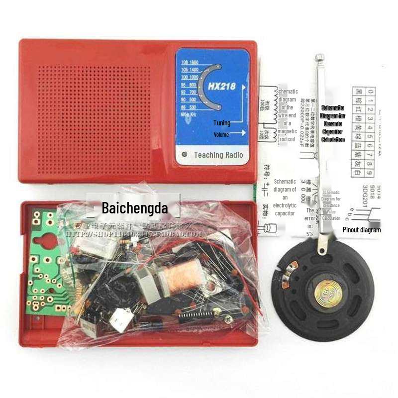 HX218B FM/AM Radio Kit: DIY Assembly for Practical Teaching & Training