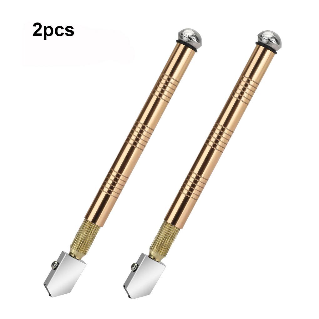 2 Pcs Glass Slicer Polishment Compact Size Household Accessories Tiling Tool Wear-resistance Slicing Device Industrial Supplies