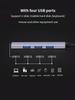 Mini-USB-Hub-Erweiterungen, 4-Port-USB 3.0-Hub 2.0-Hub, USB-Adapterstation, ultradünner tragbarer Daten-Hub, USB-Splitter