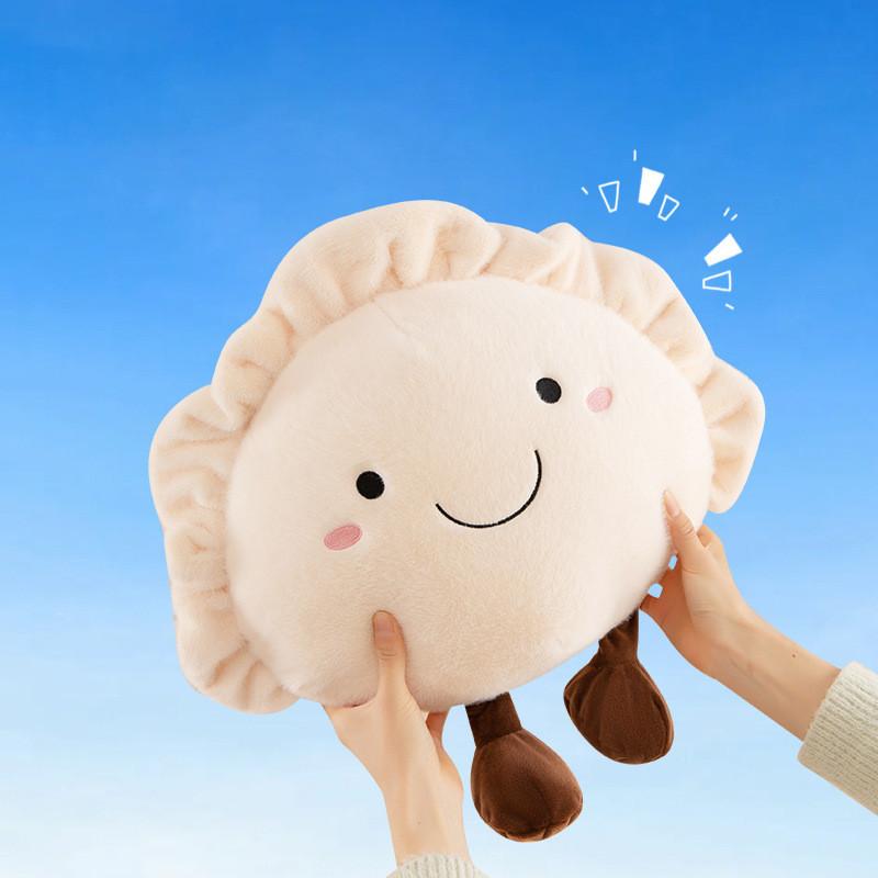 Cute Dumpling Plush Pillow With Pp Cotton Filling For Bedroom Decor And Sofa Support