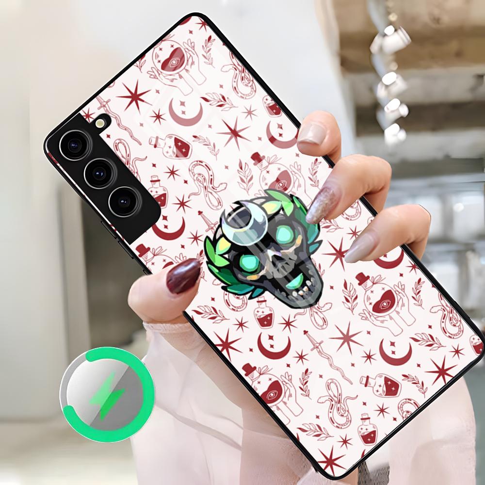 

H-Hades 2 Phone Case For Samsung S26 Ultra S25 Edge S23 S22 S21 S20 Ultra Plus S24 Fe A25 Magnetic Glass Cover Samsung S23 FE