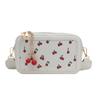 New trendy girl handbag fashion commuter cherry tote bag simple printing shoulder camera bag