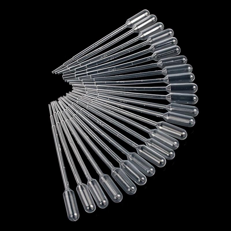 Kepu Disposable Plastic Pasteur Pipettes with Scale, 100-Pack