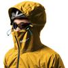 [Mac] Rainwear, Waterproof 10,000mm & Breathable 5,000g, Stretch Fabric, Adjustable Cuffs, Double-Sleeve Design, Large Hood, Sand Yellow, Size M