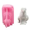 3D Dogs Candle Mould Handmade Silicone Molds Soap Molds Ornament Molds Castings Molds Animal Molds Craft Supplies