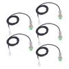 5Pcs Inductive Proximity Switch 150Hz 2 Wire Normally Open IP65 Proximity Sensor AC DC0‑250V