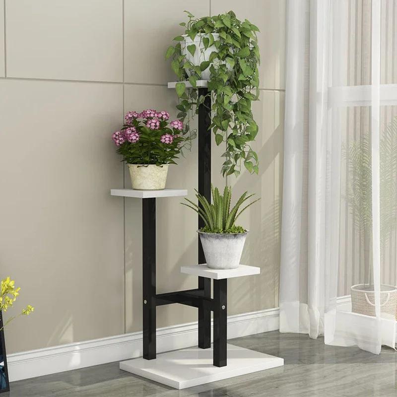 Flower Rack Multi Flower Vase Rack Simple Shelf Storage Stand For Flowers Indoor Plant Stand Simple Shelf Storages Pot Holder